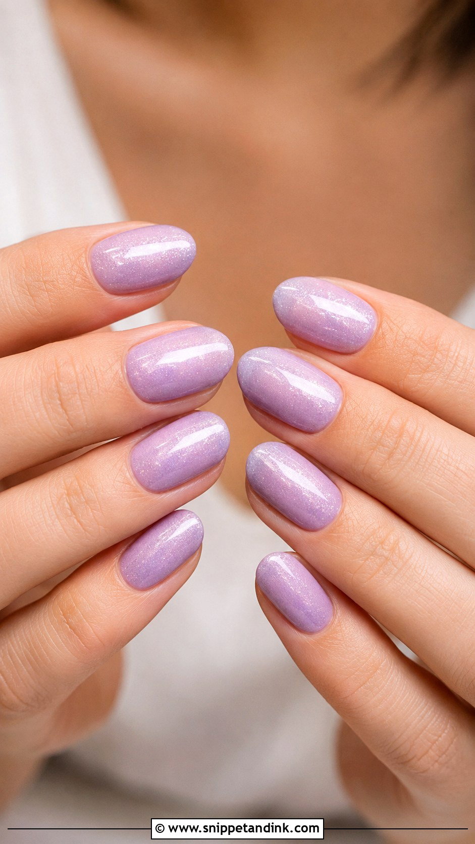 Lavender Wedding Guest Nails - Snippet and Ink - 20 Cute Wedding Guest Nails