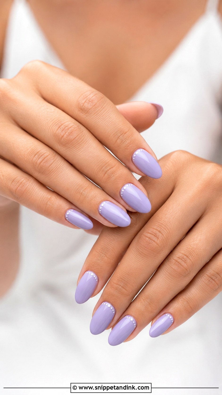 Lavender Wedding Guest Nails - Snippet and Ink - 20 Nail Designs for Wedding Guest