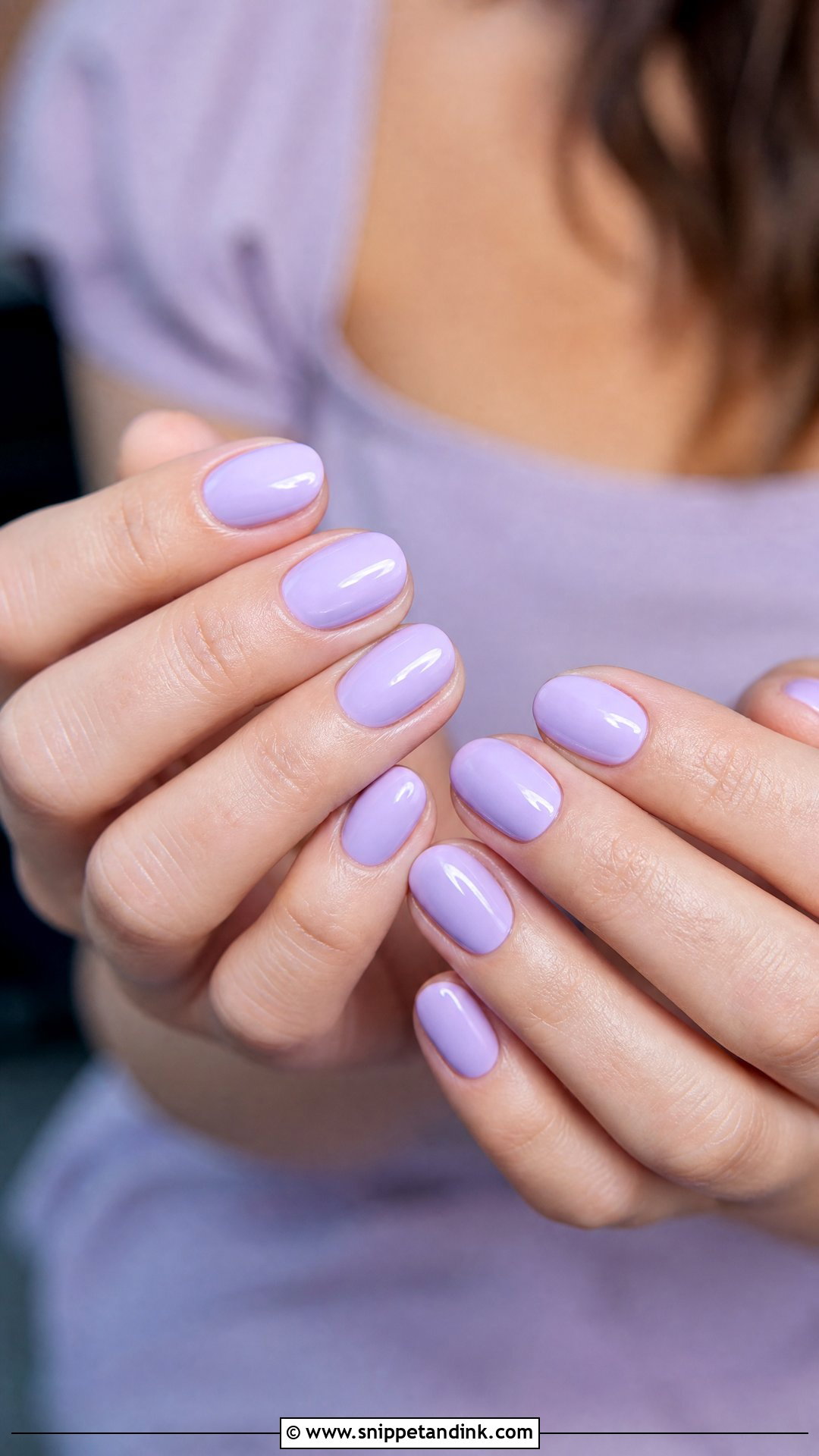 Lavender Wedding Guest Nails - Snippet and Ink - 25 Simple Wedding Guest Nails