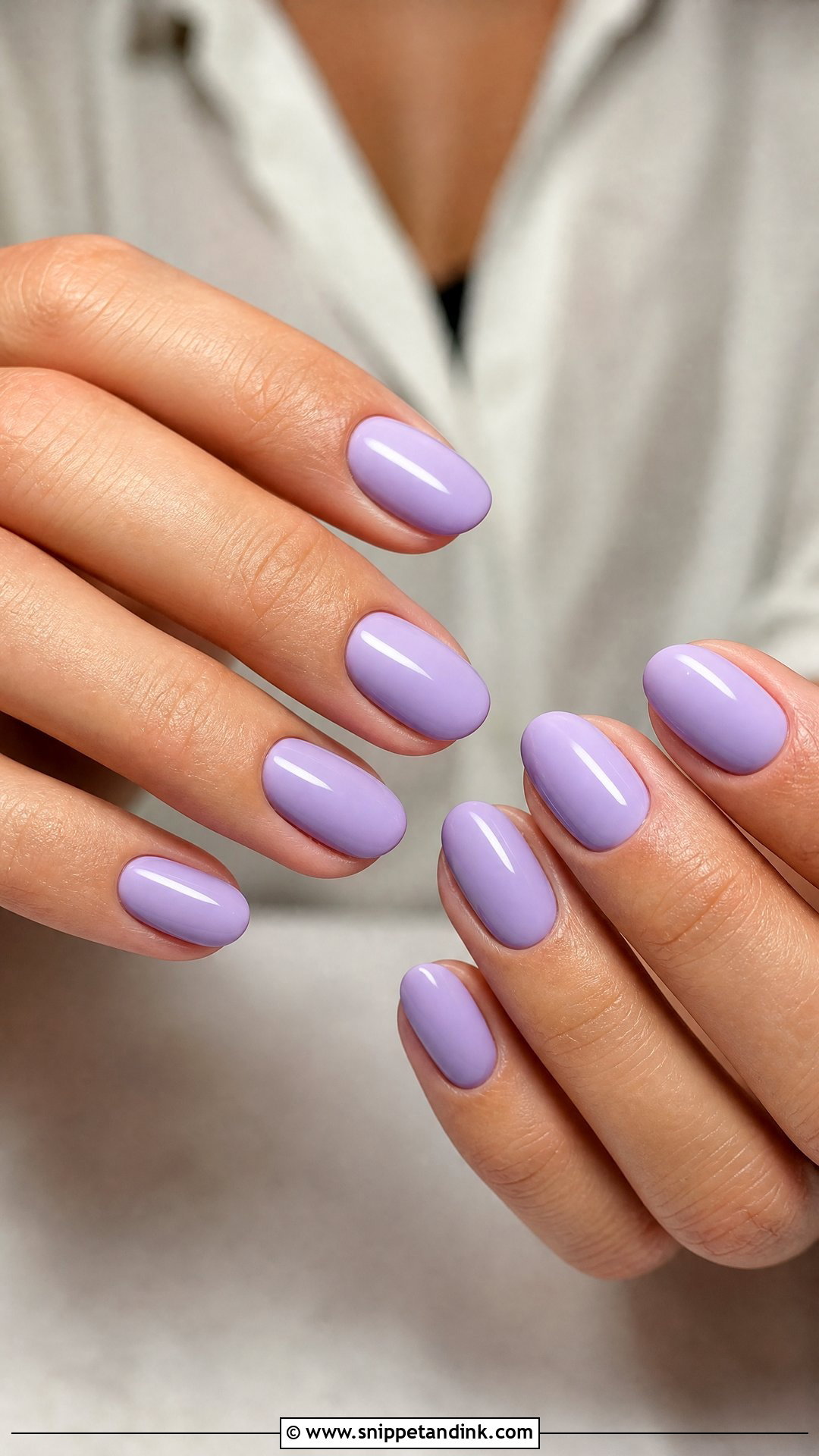 Lavender Wedding Guest Nails - Snippet and Ink - 25 Wedding Guest Nail Inspo Ideas