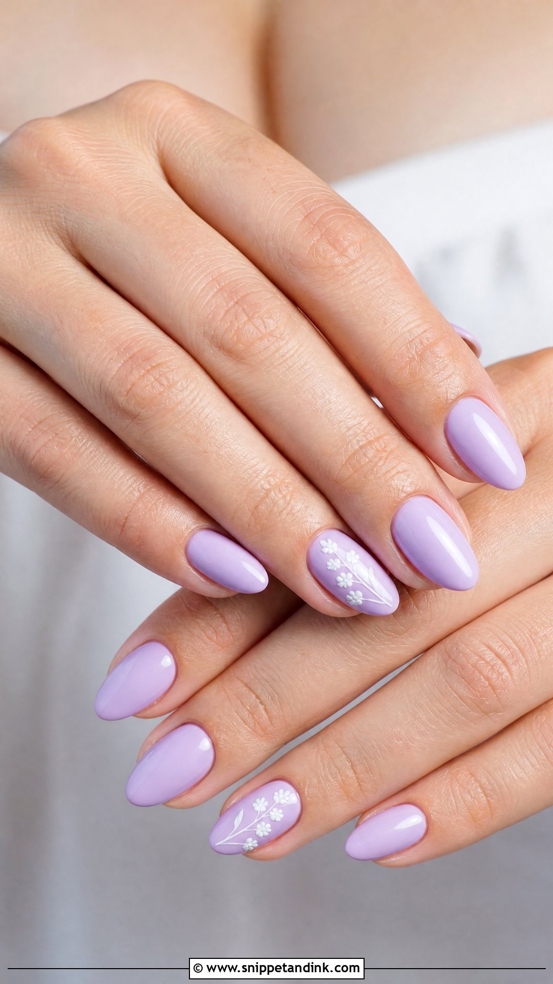 Lavender Wedding Guest Nails - Snippet and Ink - 35 Wedding Guest Nails