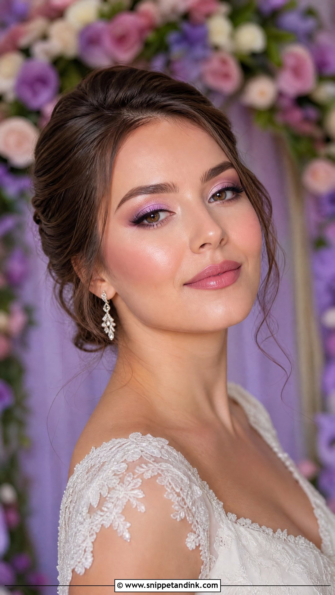 Lavender Wedding Makeup - Snippet and Ink - 20 Fantasy Wedding Makeup Ideas