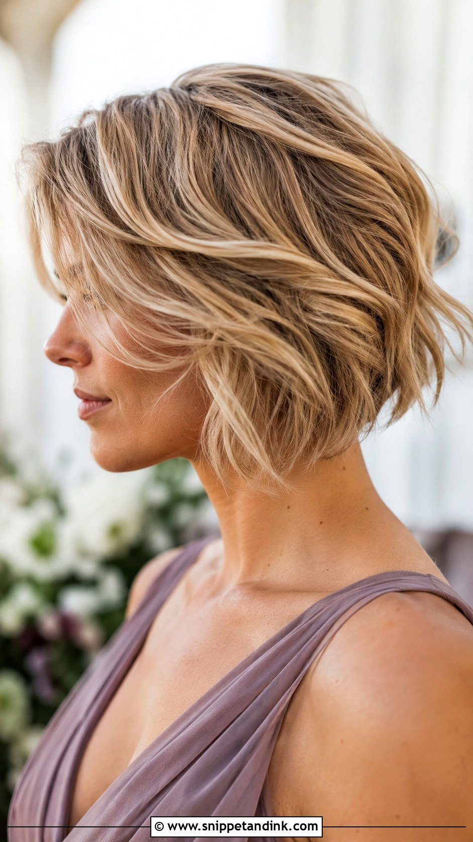 Layered Bob Bridesmaid Hairstyle - Snippet and Ink - 30 Short Hair Bridesmaid Hairstyles