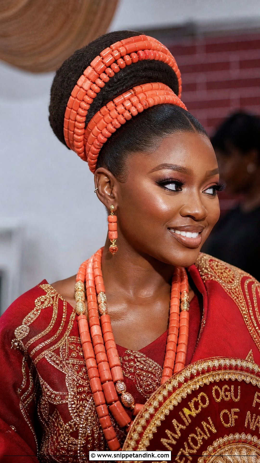 Layered Edo Okuku Hairstyle - Snippet and Ink - 15 Edo Bride Hairstyle Ideas