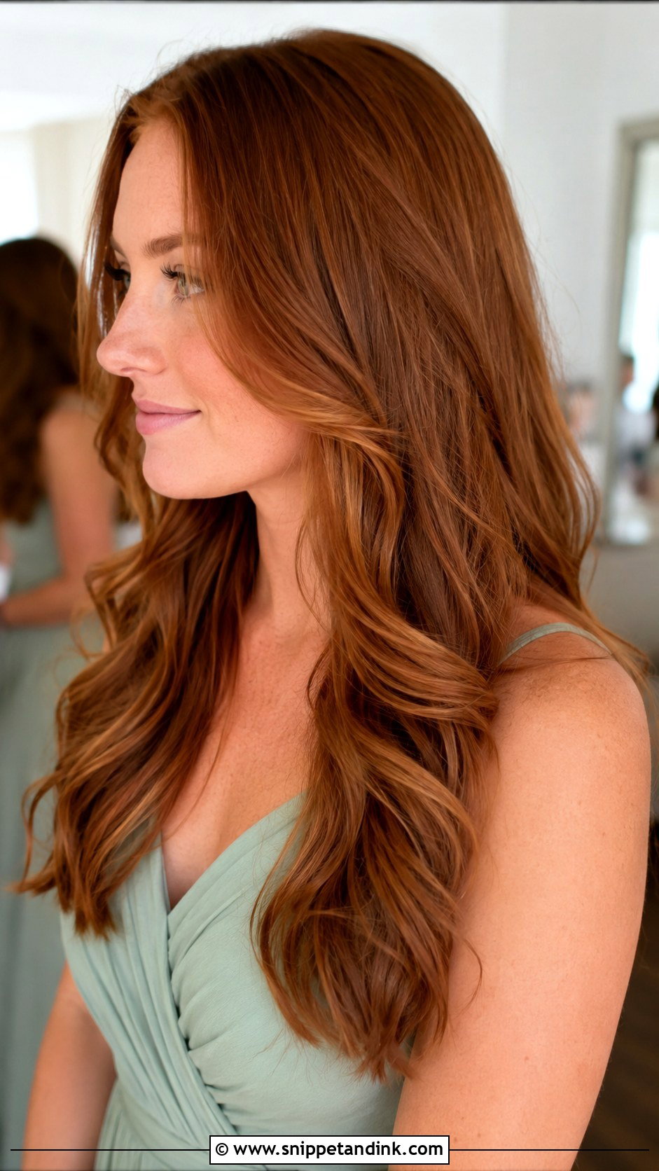 Layered Hair Down Bridesmaid - Snippet and Ink - 25 Hair Down Bridesmaid Styles