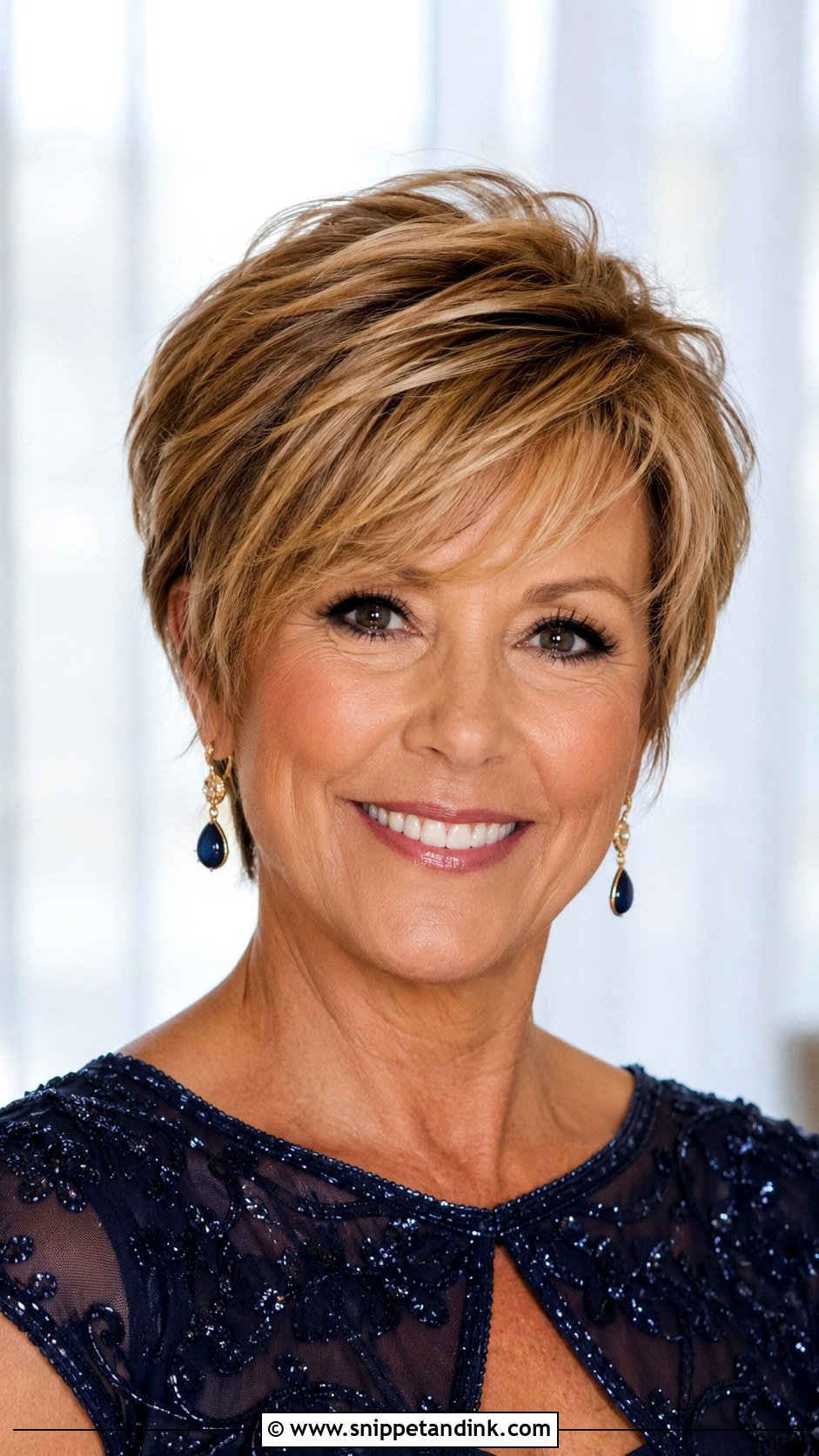 Layered Pixie Cut With Side Swept Bangs - Snippet and Ink - 25 Mother of the Bride Short Hairstyles