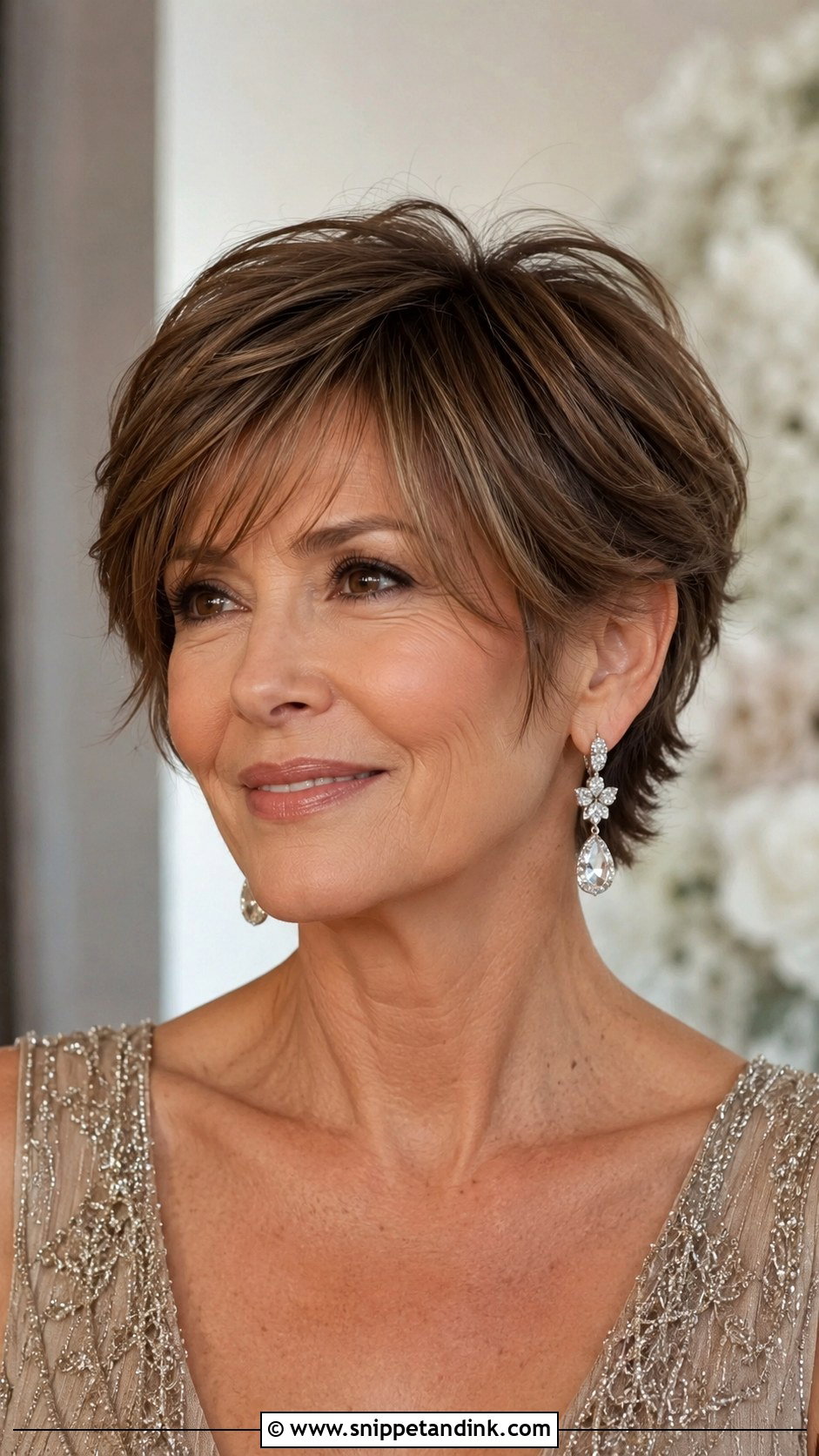 Layered Pixie Cut for Mother of the Bride - Snippet and Ink - 25 Mother of the Bride Short Hair Ideas