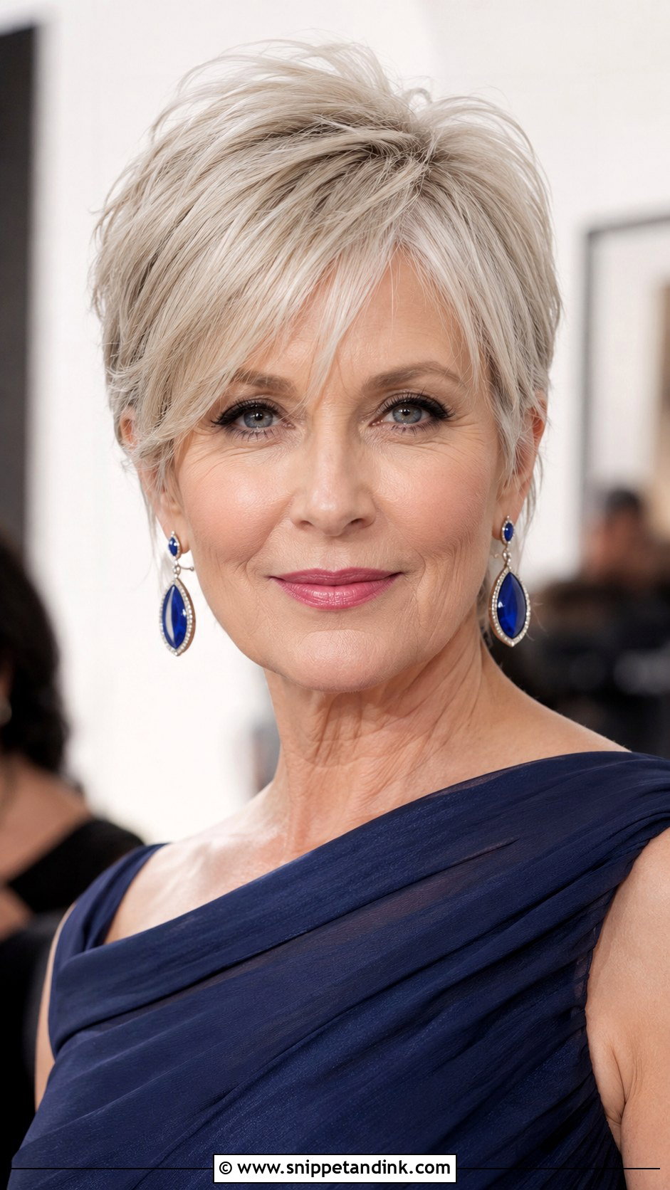Layered Pixie With Side Bangs - Snippet and Ink - 30 Mother of the Bride Hairstyles Over 50