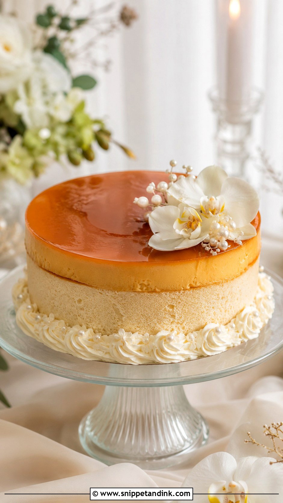 Leche Flan Wedding Cake - Snippet and Ink - 20 Wedding Flan Cake Ideas