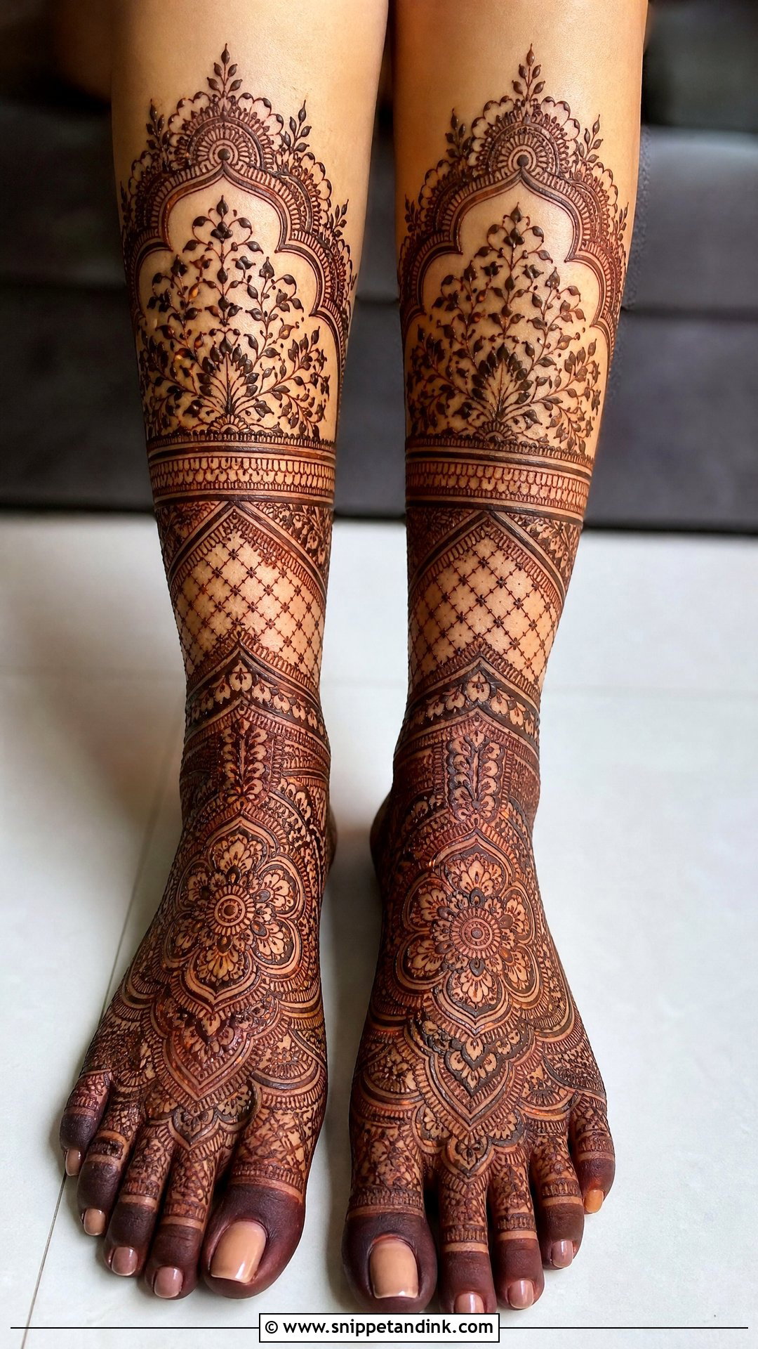 Leg Mehndi Design For Marriage - Snippet and Ink - 25 Mehndi Designs for Marriage