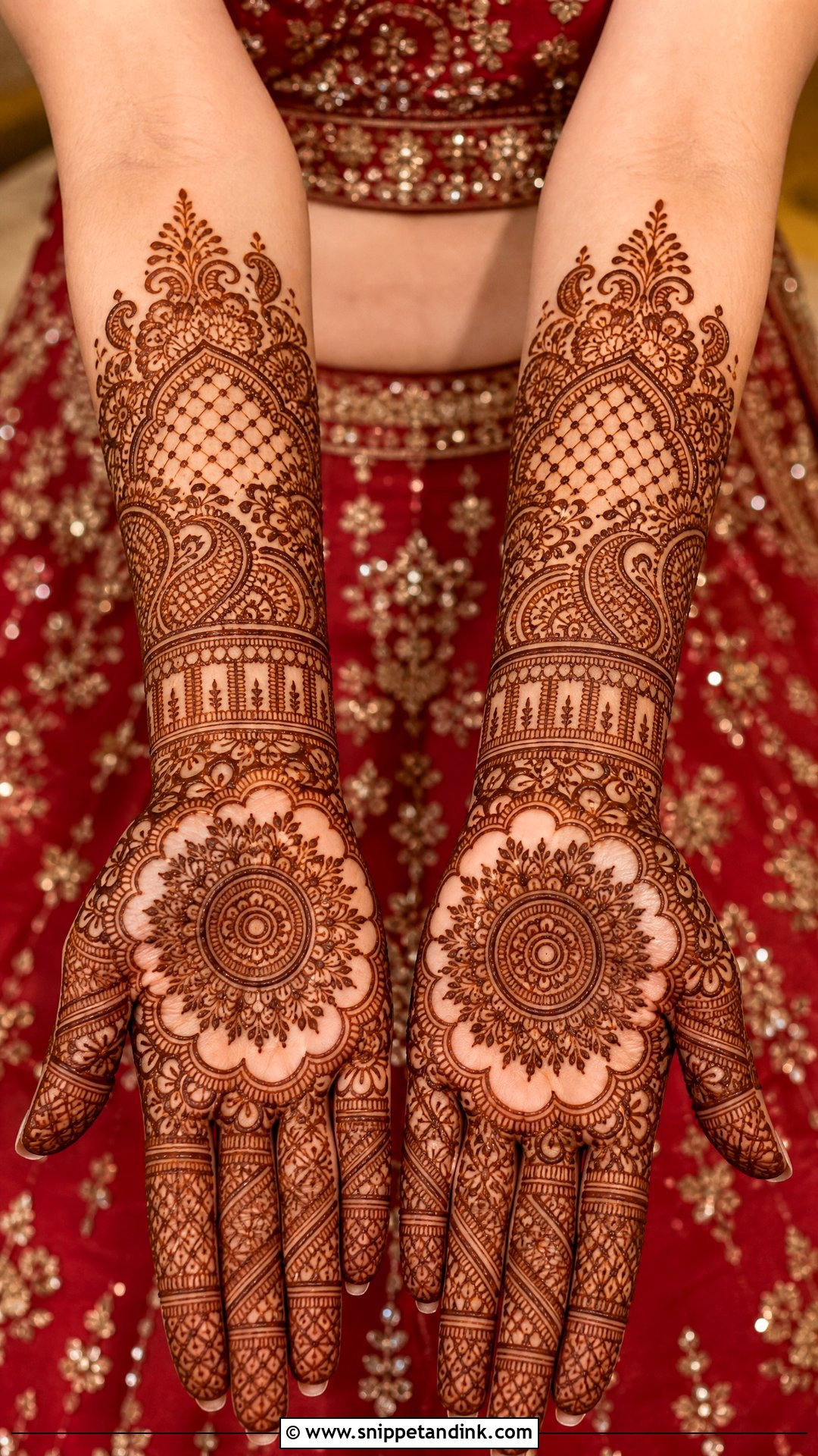 Lehenga Choli Mehndi Design - Snippet and Ink - 30 Mehndi Dress Design Ideas