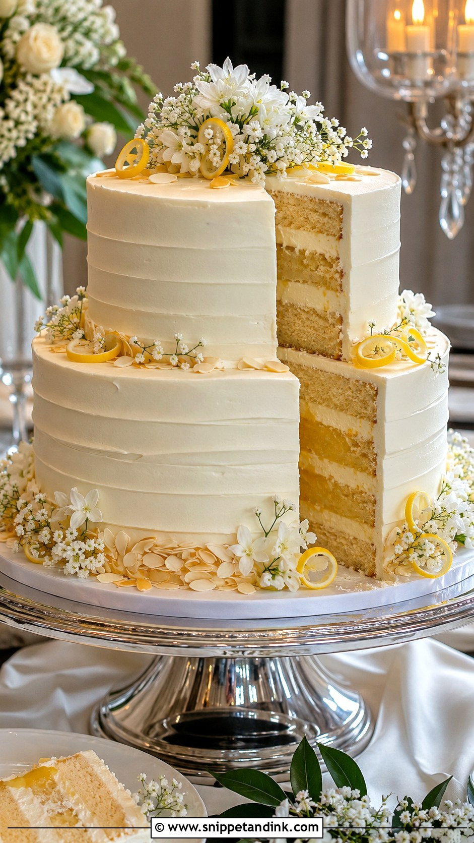 Lemon Almond Wedding Cake - Snippet and Ink - 20 Lemon Wedding Cake Recipe