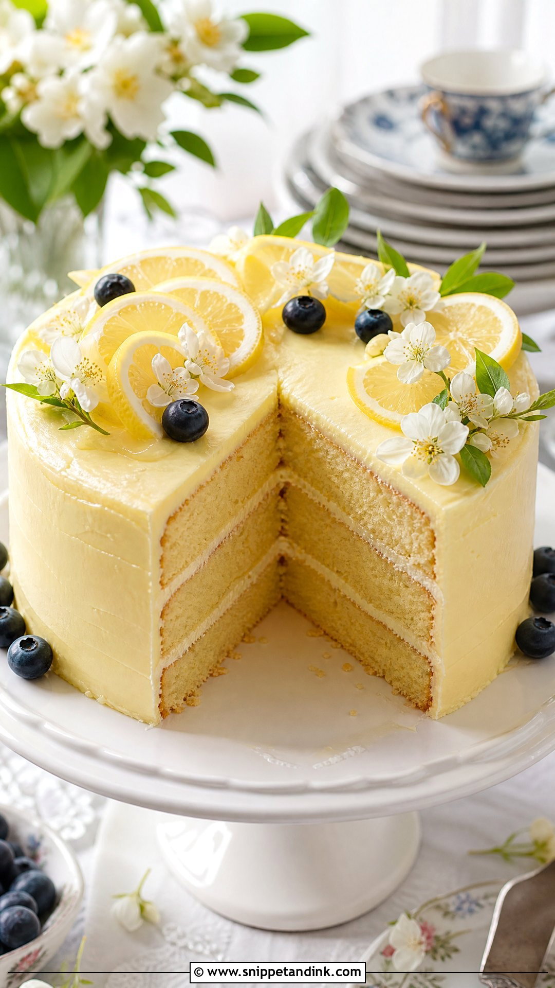 Lemon Anniversary Cake - Snippet and Ink - 20 Simple Wedding Anniversary Cake Ideas