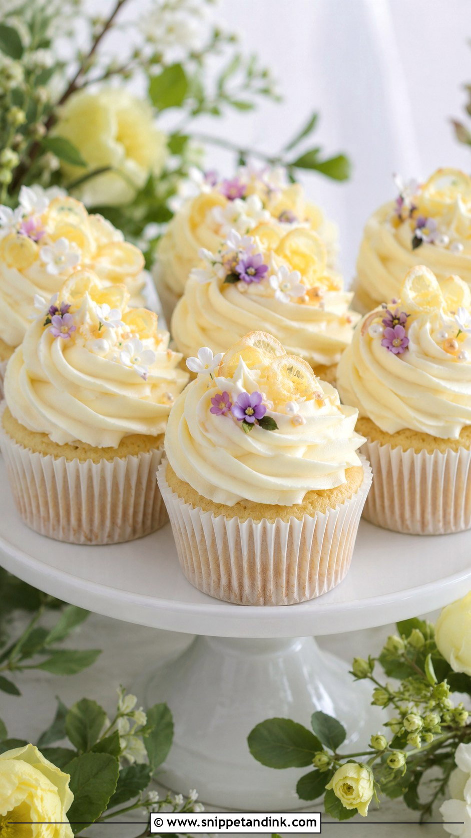 Lemon Buttercream Wedding Cupcakes - Snippet and Ink - 25 Wedding Cupcake Frosting