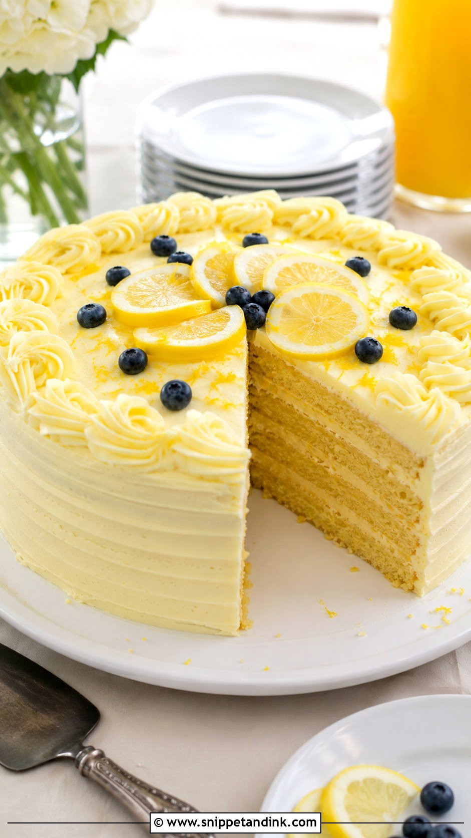 Lemon Cake For 20 People - Snippet and Ink - 20 Cake for 20 People