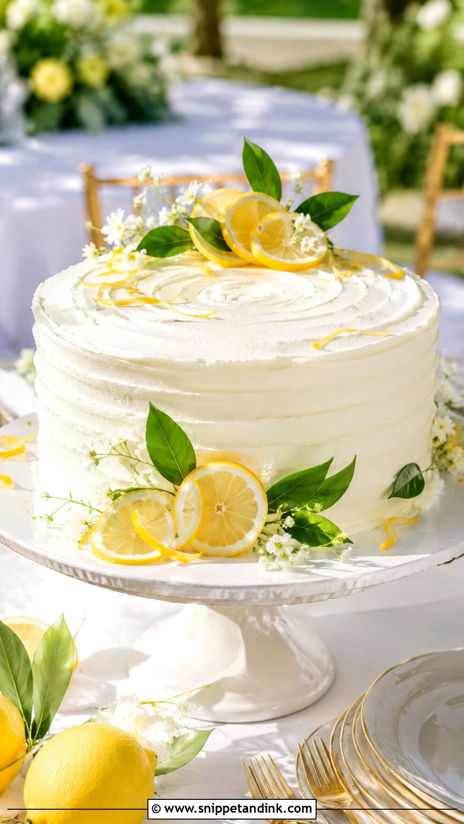 Lemon Casata Wedding Cake - Snippet and Ink - 20 Casata Cake Ideas for Wedding