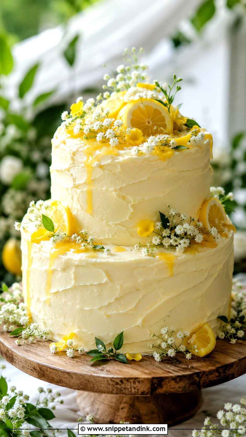 Lemon Cream Cheese Wedding Cake - Snippet and Ink - 20 Lemon Wedding Cake Recipe