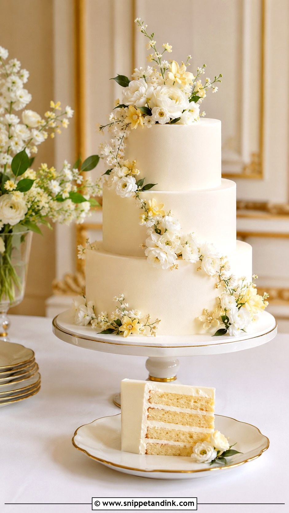 Lemon Elderflower Wedding Cake - Snippet and Ink - 20 Elegant Royal Wedding Cakes