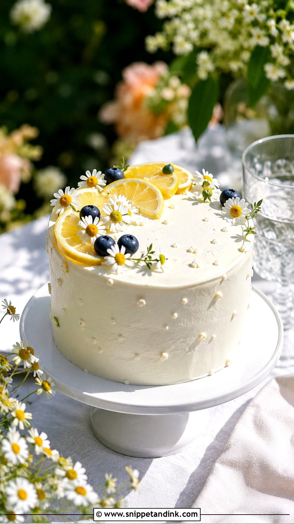 Lemon Elopement Wedding Cake - Snippet and Ink - 20 Elopement Wedding Cake Ideas