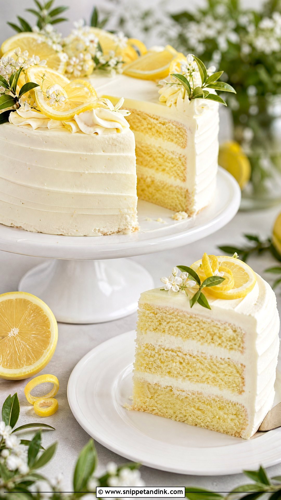 Lemon Engagement Cake - Snippet and Ink - 30 Engagement Cakes