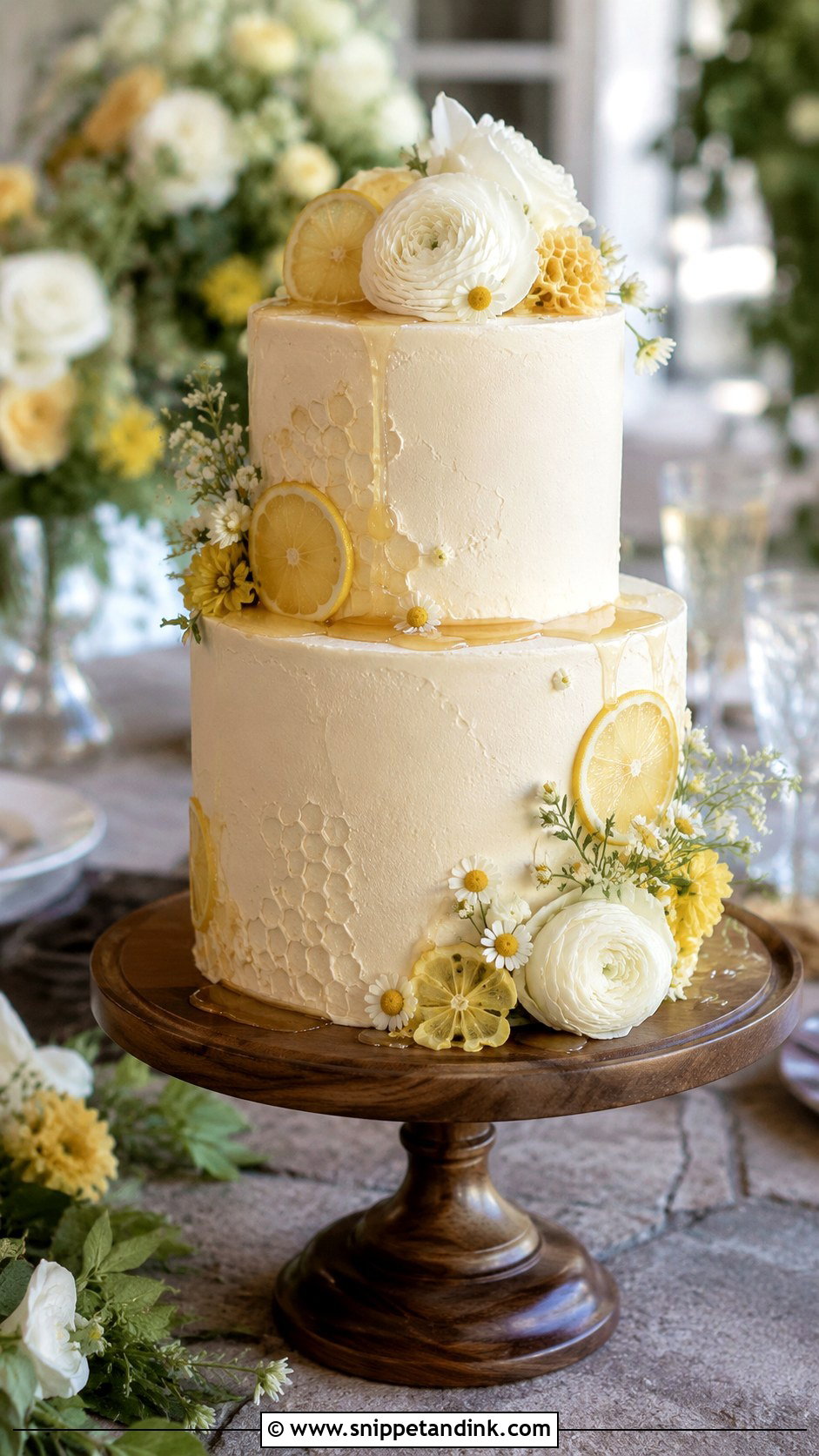 Lemon Honey Wedding Cake - Snippet and Ink - 20 Lemon Wedding Cake Recipe