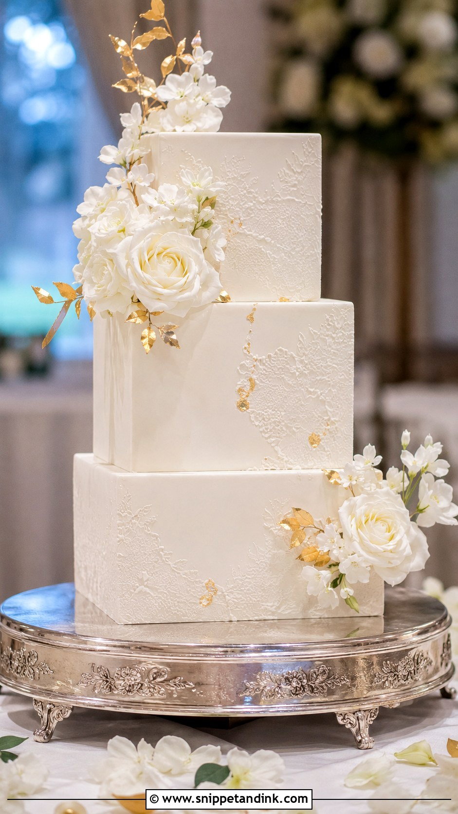 Lemon Poppyseed Wedding Cake With Fondant - Snippet and Ink - 25 Lemon Poppyseed Wedding Cake Ideas