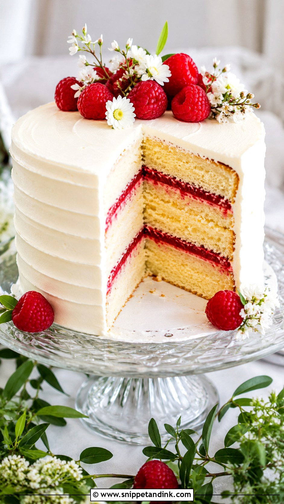 Lemon Raspberry Wedding Cake - Snippet and Ink - 20 Classic Wedding Cake Recipe