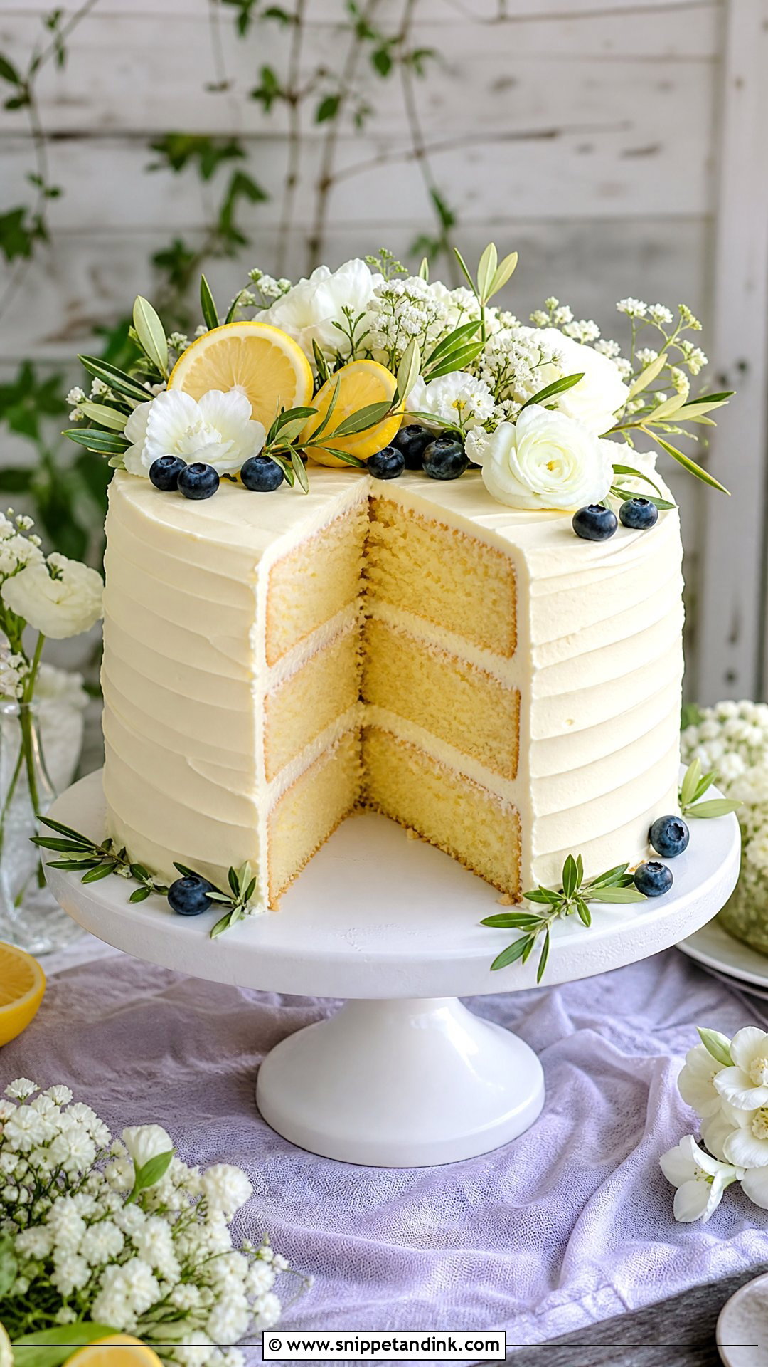 Lemon Wedding Cake - Snippet and Ink - 35 Wedding Cakes