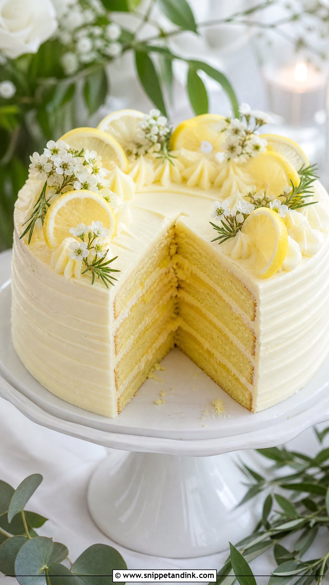 Lemon Wedding Cake - Snippet and Ink - 20 Simple Wedding Cake Ideas