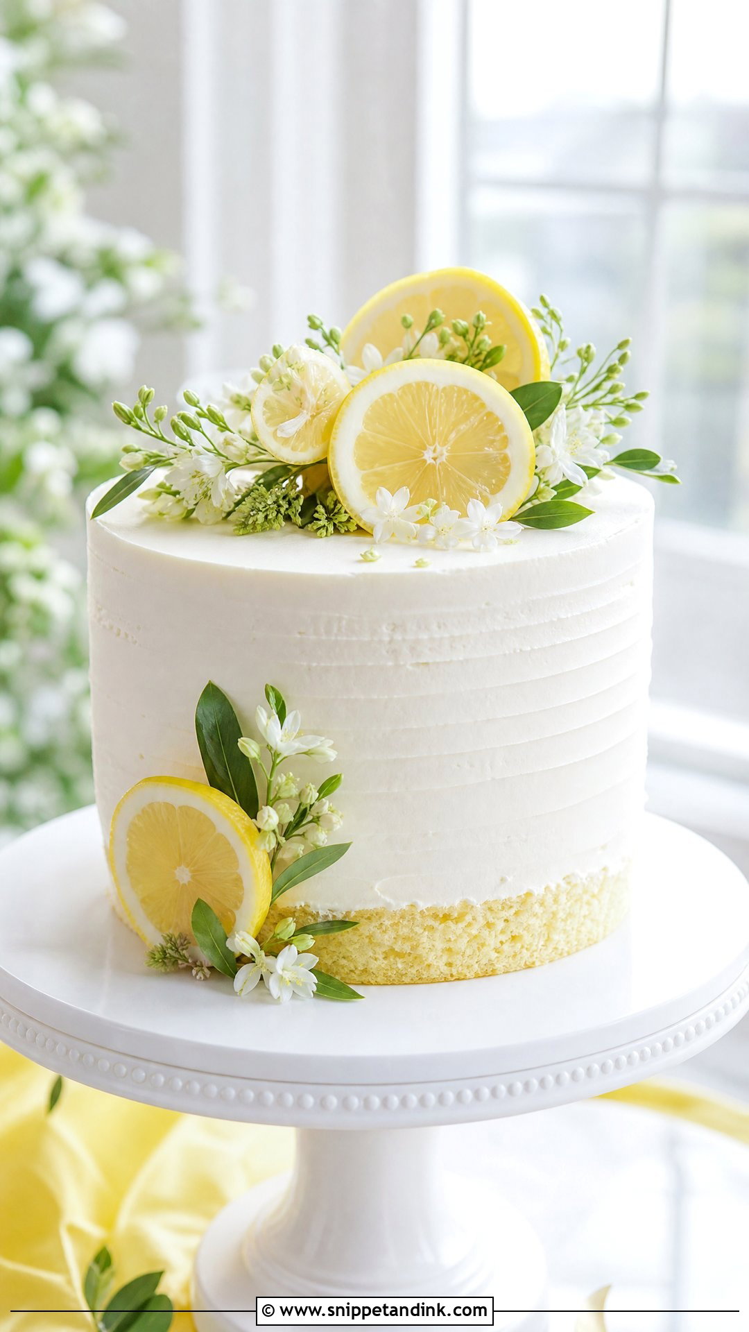 Lemon Wedding Cake - Snippet and Ink - 30 Simple Wedding Cake Ideas