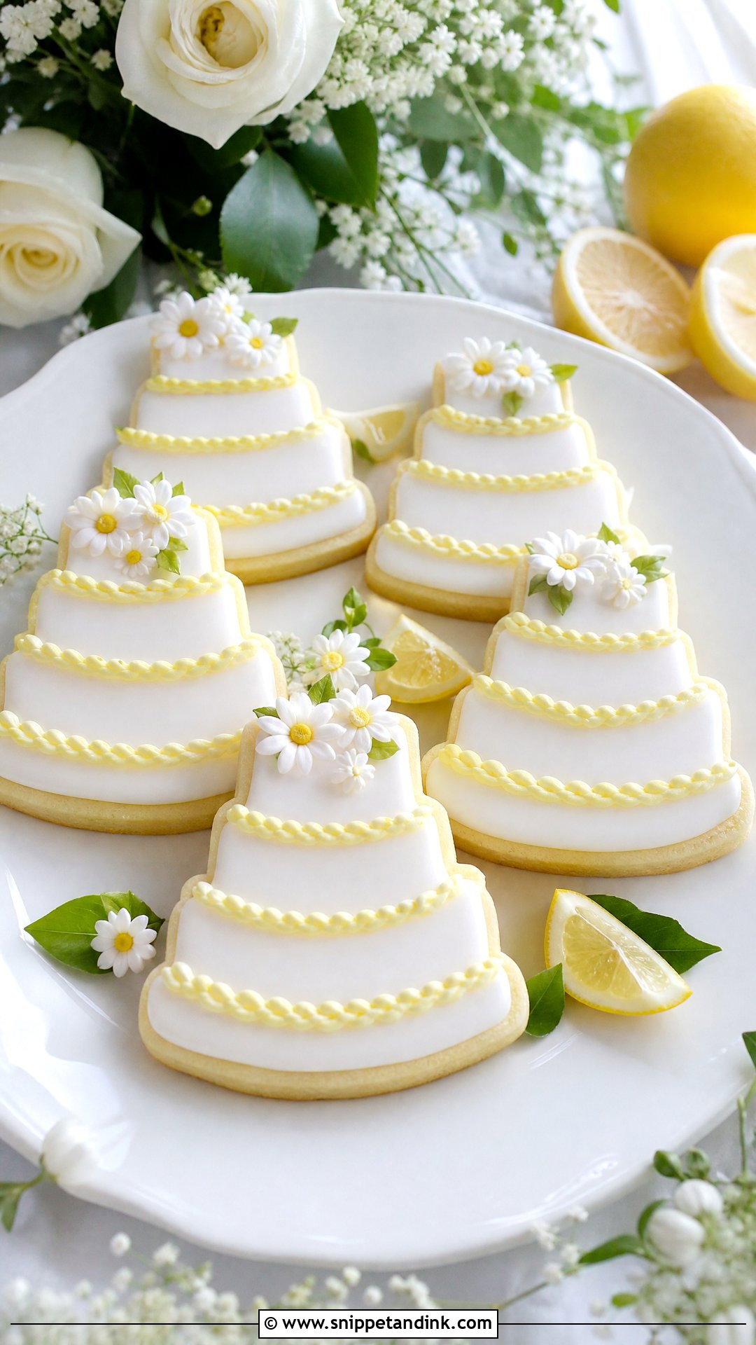 Lemon Wedding Cake Cookies - Snippet and Ink - 20 Wedding Cake Cookies
