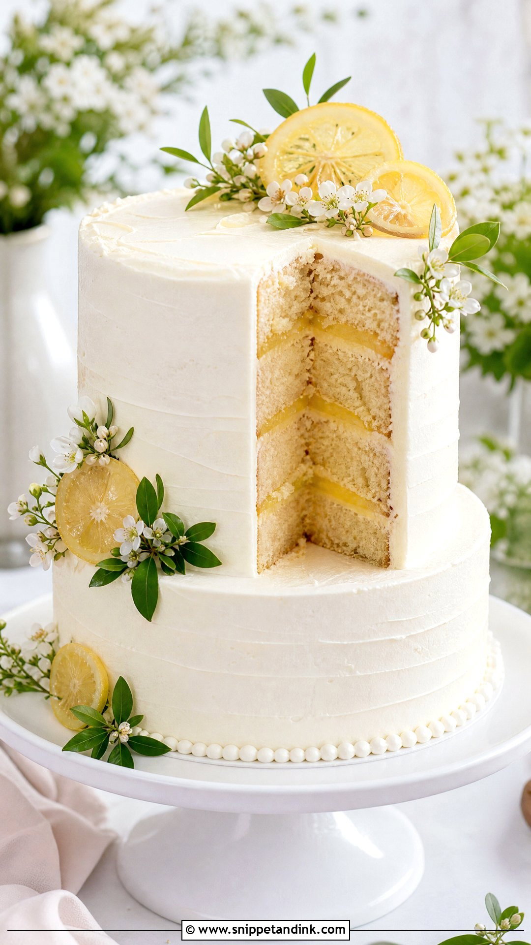 Lemon Wedding Cake Recipe - Snippet and Ink - 20 Wedding Cake Recipe