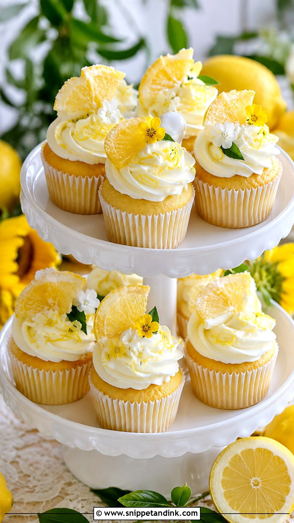 Lemon Wedding Cupcakes - Snippet and Ink - 25 Cake and Cupcakes Ideas for Wedding