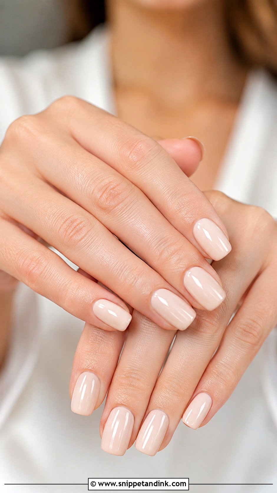 Light Beige Wedding Nails - Snippet and Ink - 20 Basic Wedding Nails