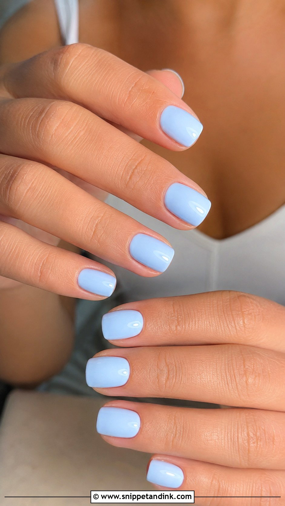 Light Blue Bridesmaid Nails - Snippet and Ink - 20 Blue Bridesmaid Nails