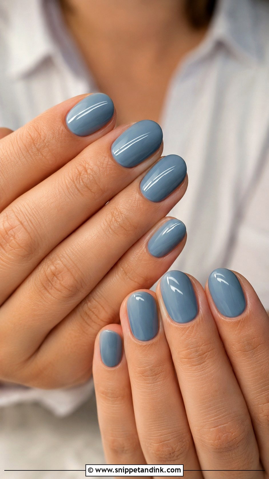 Light Blue Wedding Nails With Pearls - Snippet and Ink - 20 Blue Nails for Wedding