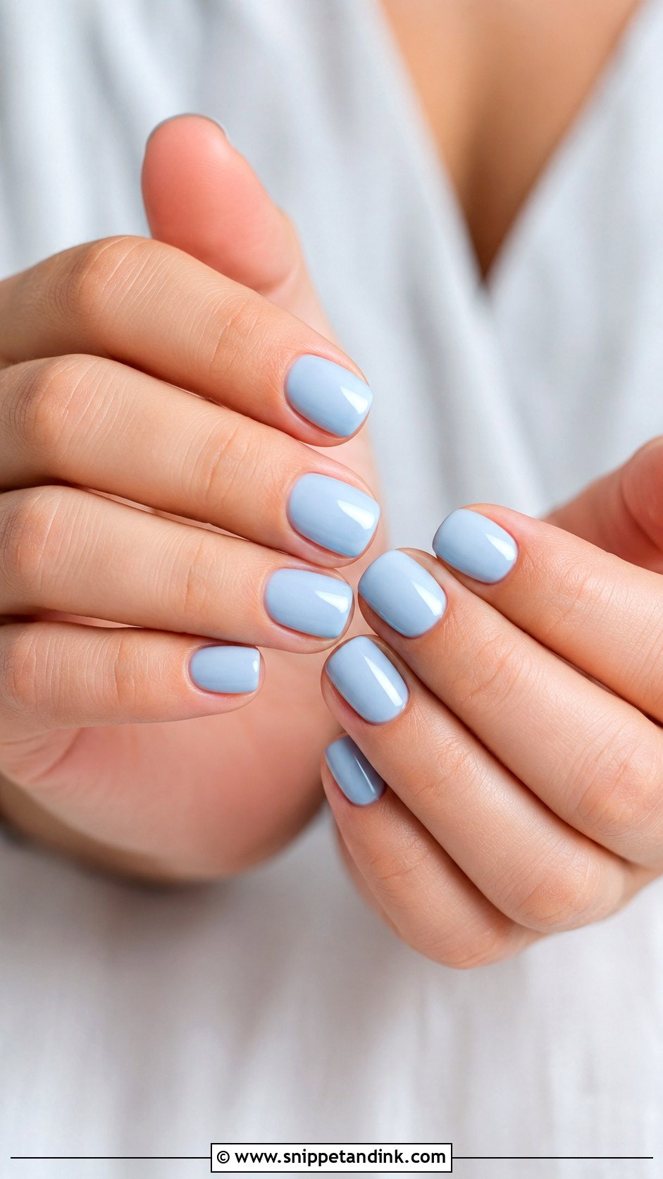 Light Blue Wedding Nails - Snippet and Ink - 30 Blue Wedding Nails
