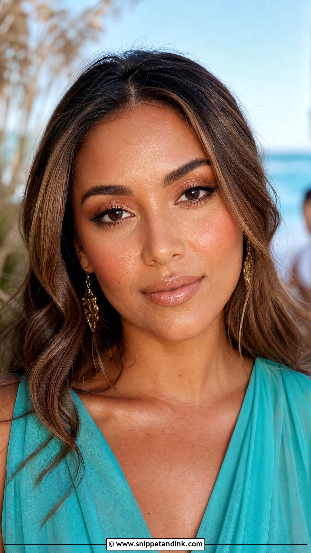 Light Bronzed Wedding Guest Makeup - Snippet and Ink - 20 Light Makeup for Wedding Guest Ideas