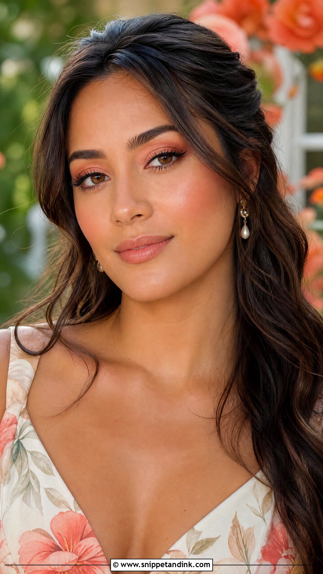 Light Coral Wedding Guest Makeup - Snippet and Ink - 20 Light Makeup for Wedding Guest Ideas