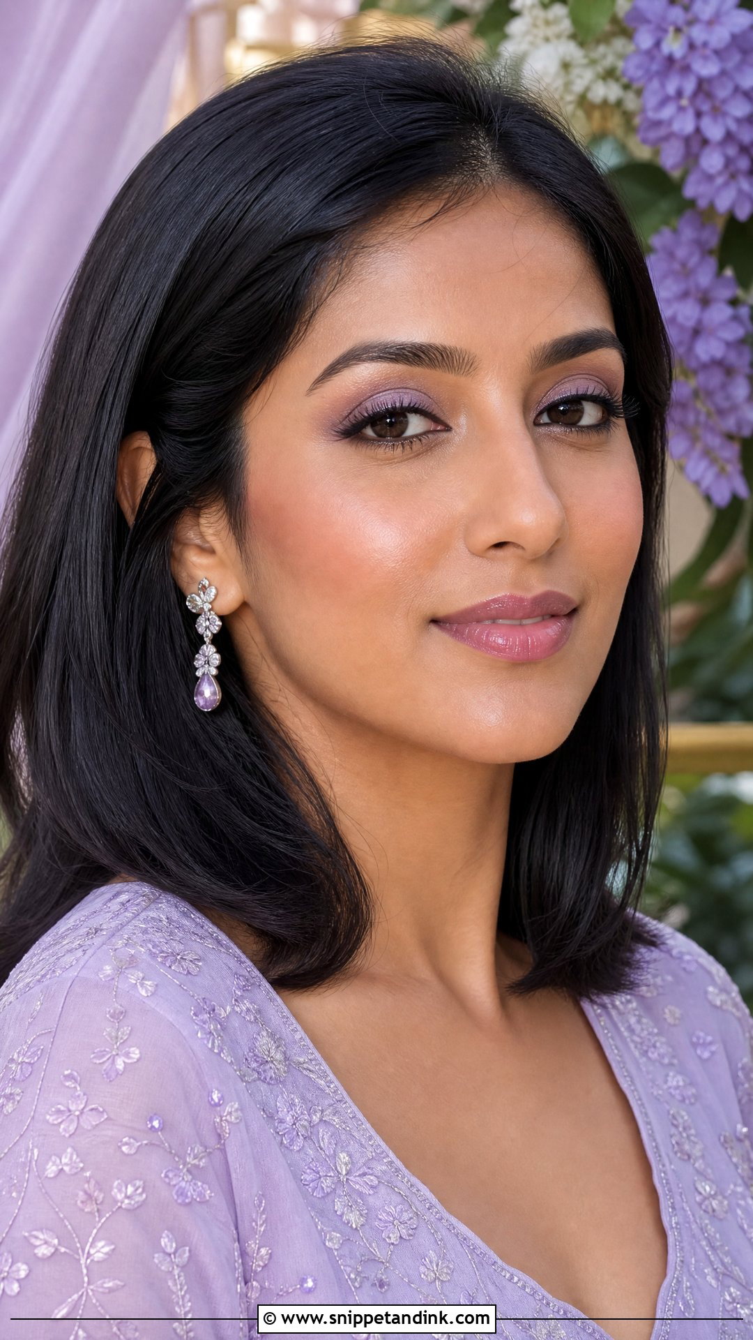 Light Lavender Wedding Guest Makeup - Snippet and Ink - 20 Light Makeup for Wedding Guest Ideas