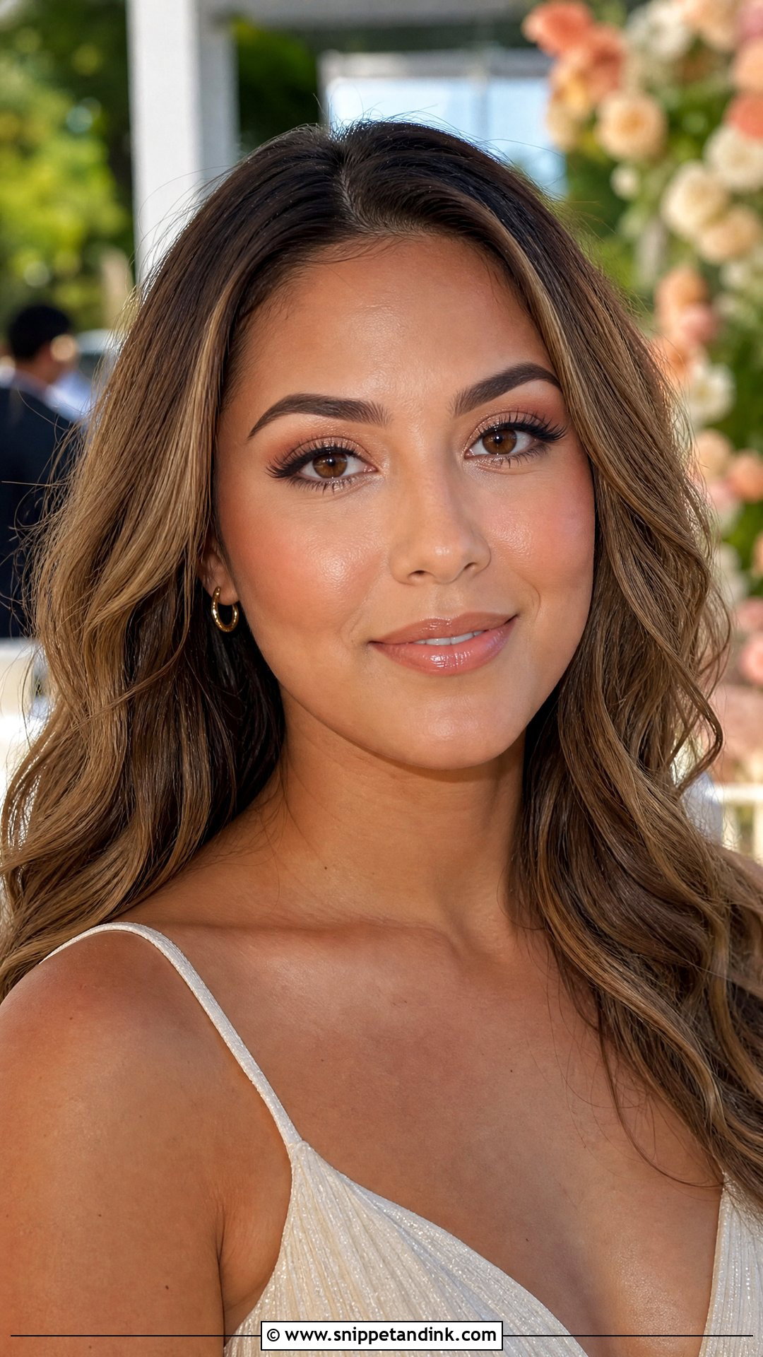 Light Peach Wedding Party Makeup - Snippet and Ink - 20 Light Makeup for Wedding Party Ideas