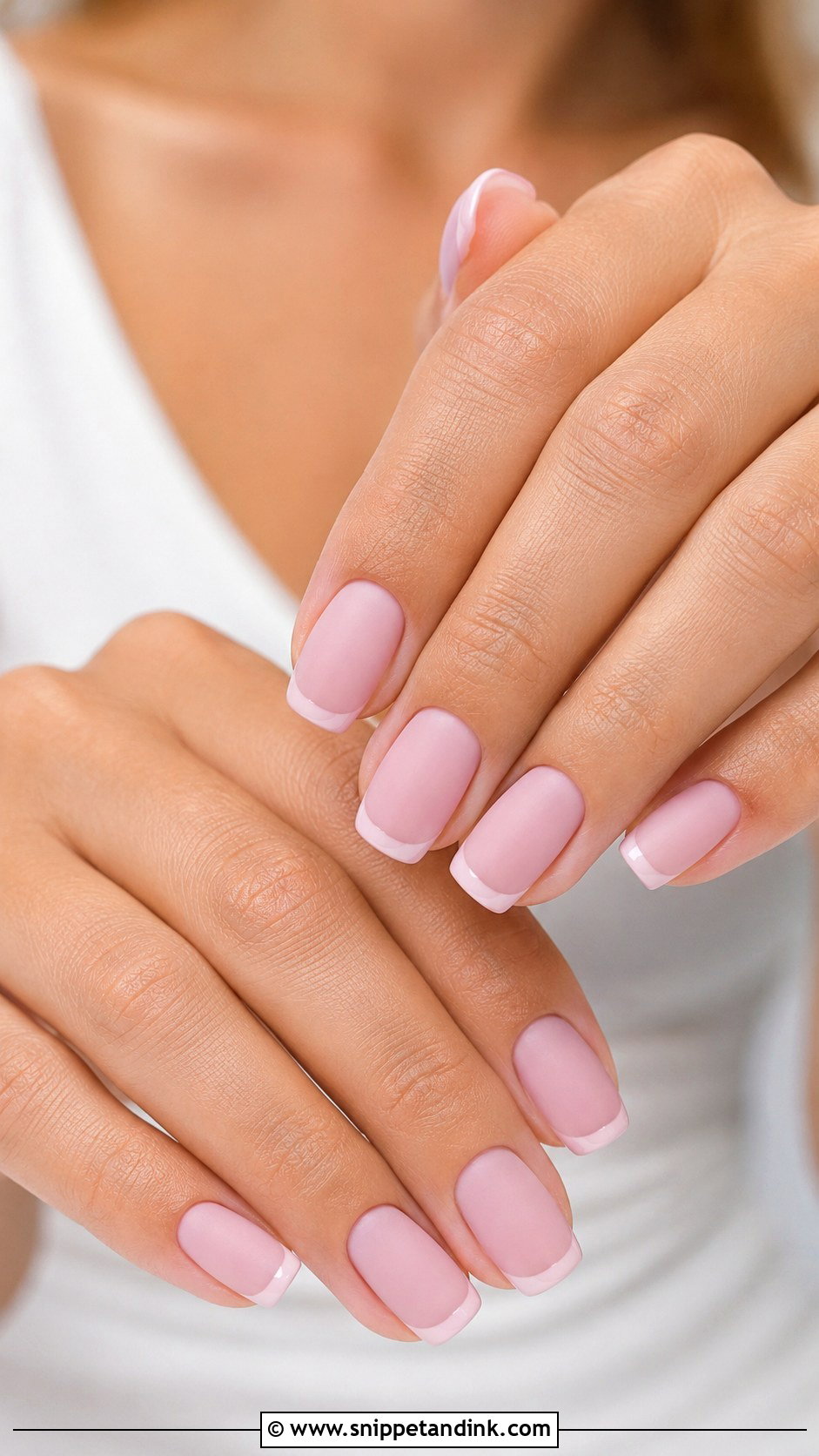 Light Pink Matte Wedding Nails - Snippet and Ink - 20 Light Pink Wedding Nails