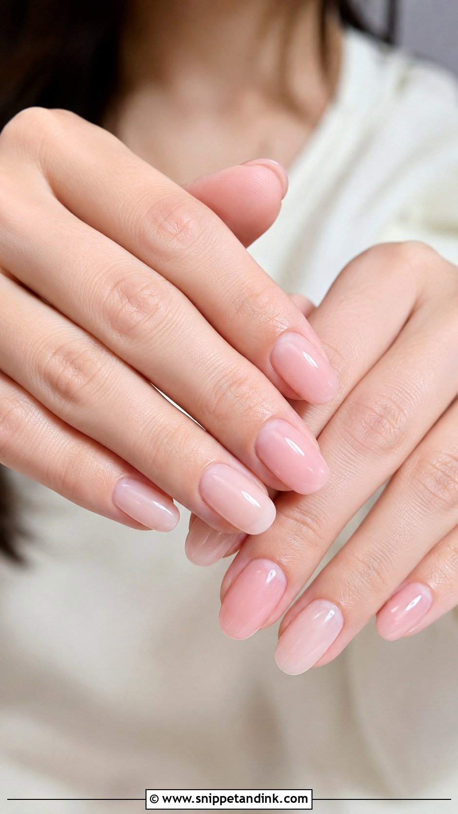 Light Pink Milky Wedding Nails - Snippet and Ink - 20 Light Pink Wedding Nails