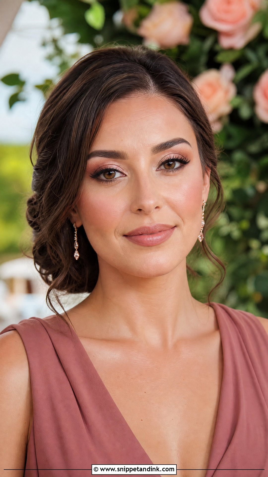 Light Rose Gold Wedding Guest Makeup - Snippet and Ink - 20 Light Makeup for Wedding Guest Ideas