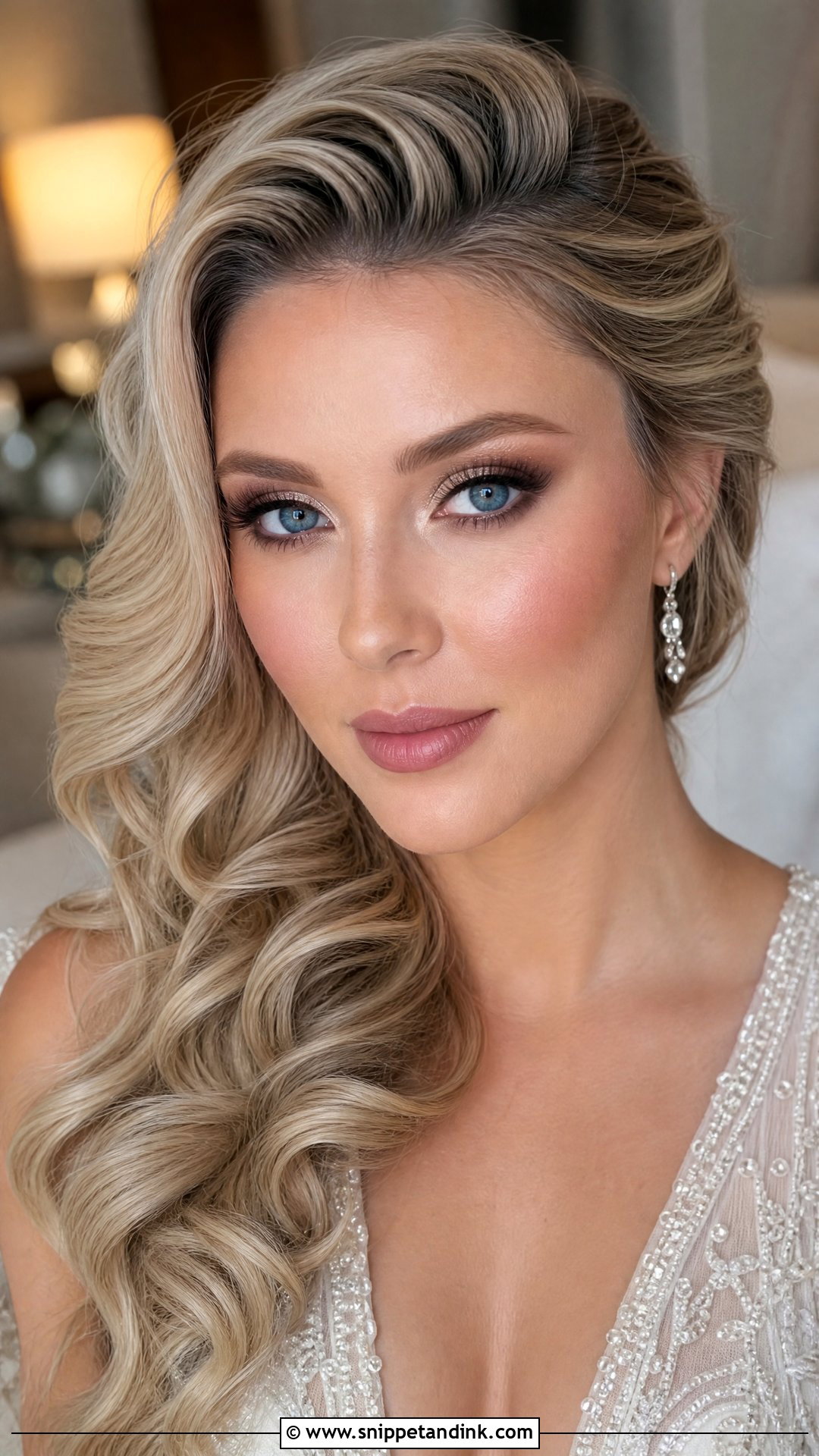 Light Smokey Wedding Makeup For Blue Eyes - Snippet and Ink - 25 Natural Wedding Makeup for Blue Eyes