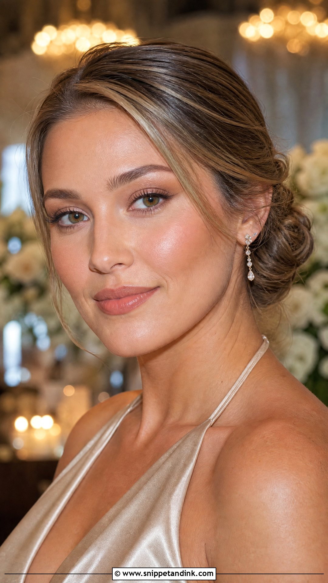 Light Soft Glam Wedding Party Makeup - Snippet and Ink - 20 Light Makeup for Wedding Party Ideas