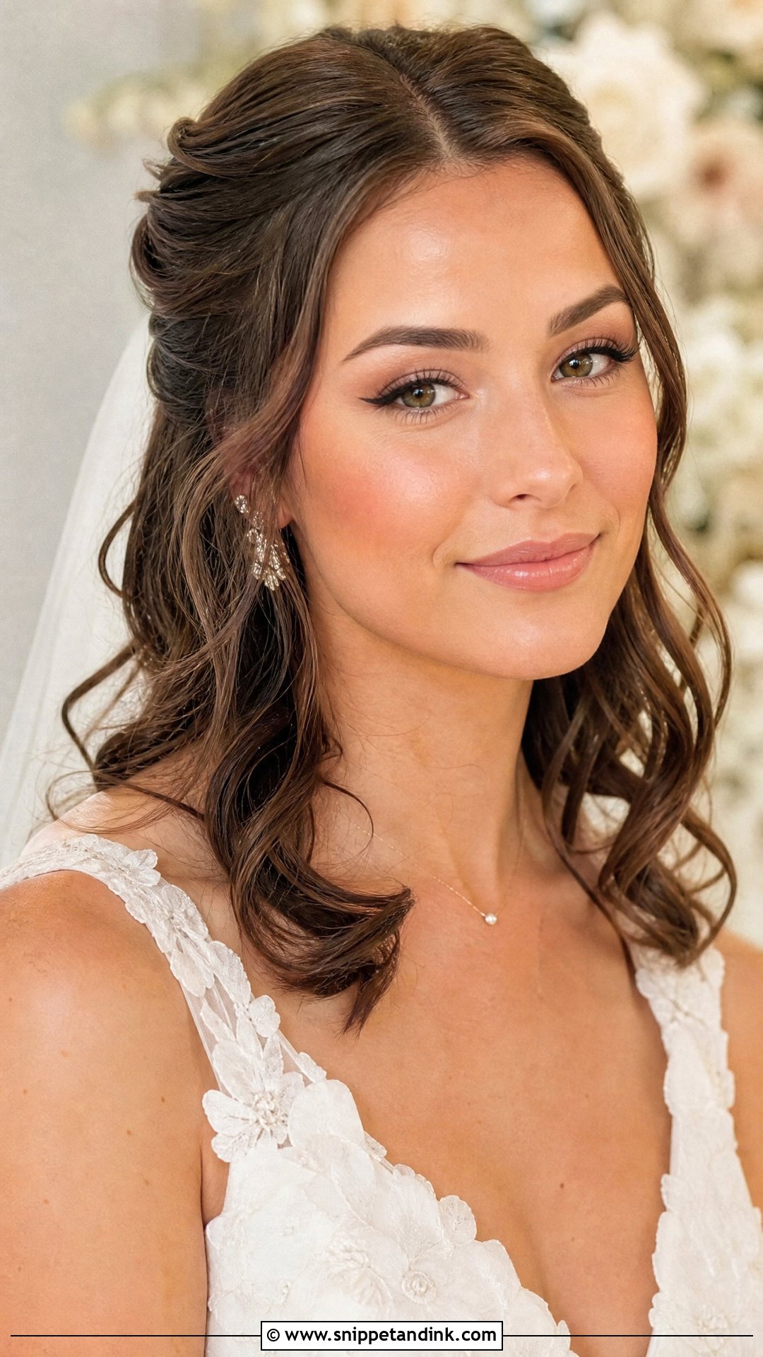Light Winged Liner Wedding Makeup - Snippet and Ink - 25 Light Wedding Makeup Ideas