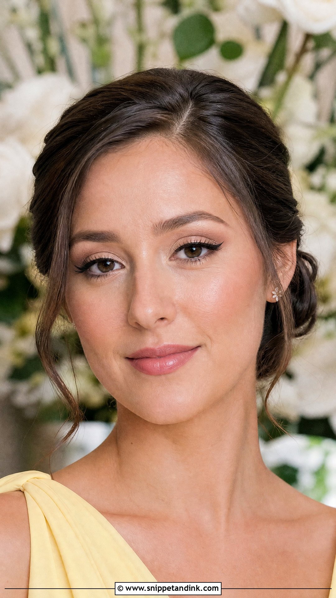 Light Winged Liner Wedding Party Makeup - Snippet and Ink - 20 Light Makeup for Wedding Party Ideas