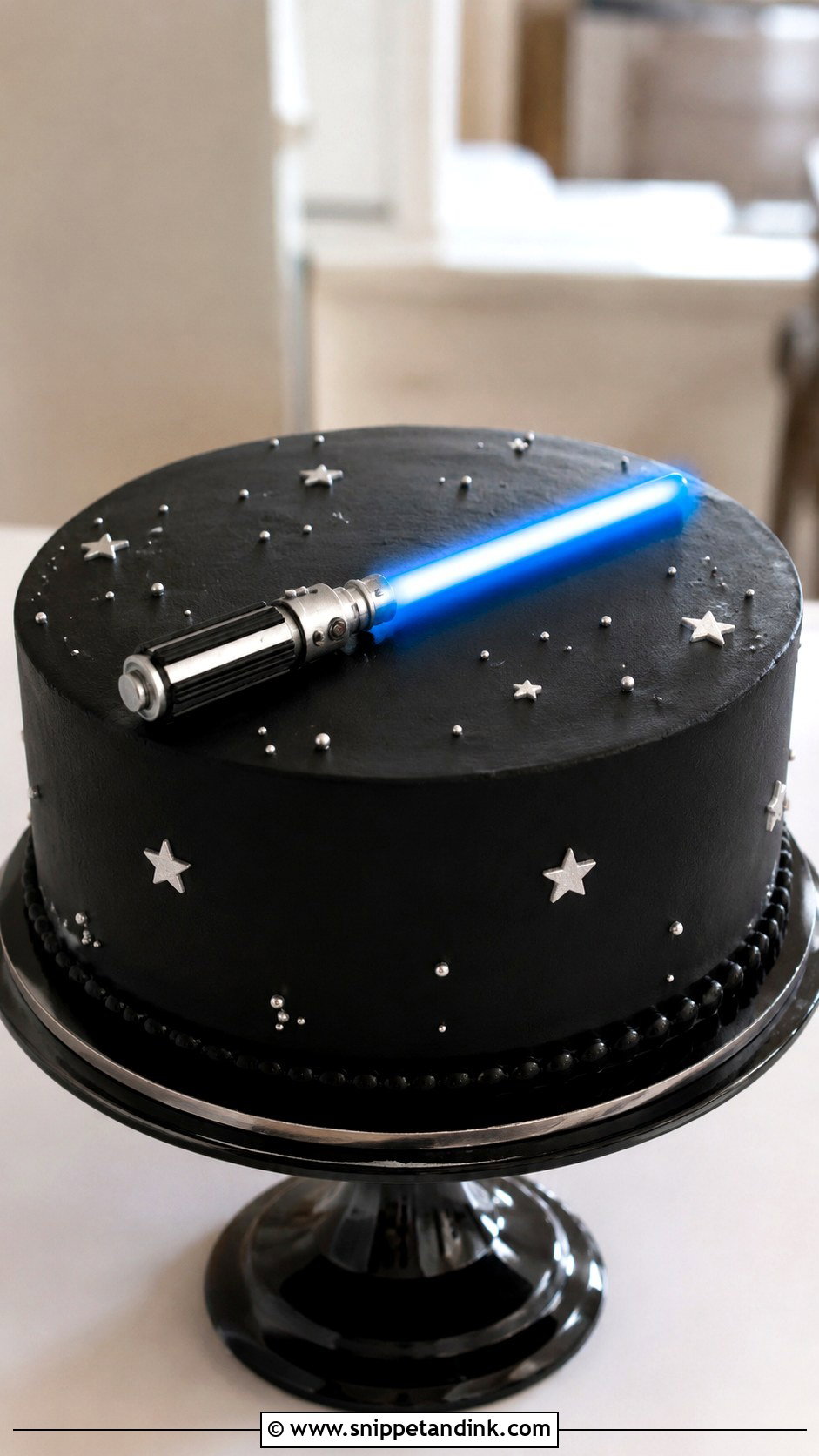 Lightsaber Groom Cake - Snippet and Ink - 25 Star Wars Groom Cake Ideas