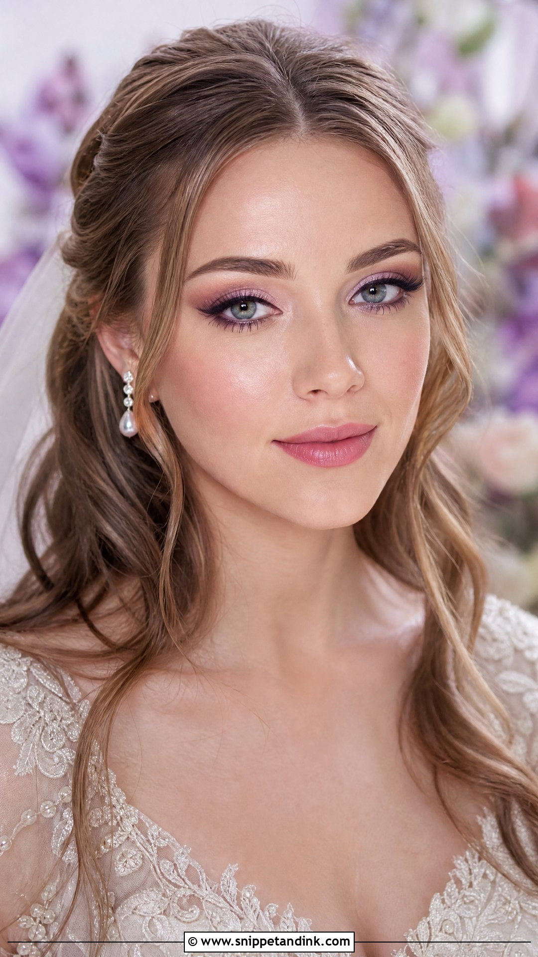 Lilac Wedding Makeup For Green Eyes - Snippet and Ink - 30 Wedding Makeup for Green Eyes